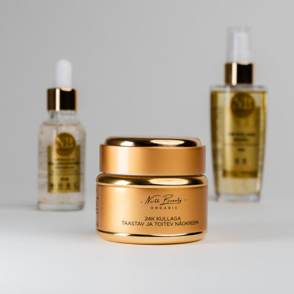24K Kuldne Taastav ja Toitev Näokreem, 50ml