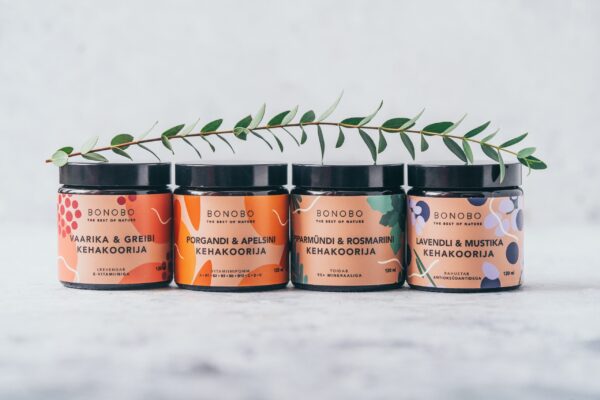 Mustika & lavendli kehakoorija – 120 ml - Image 2